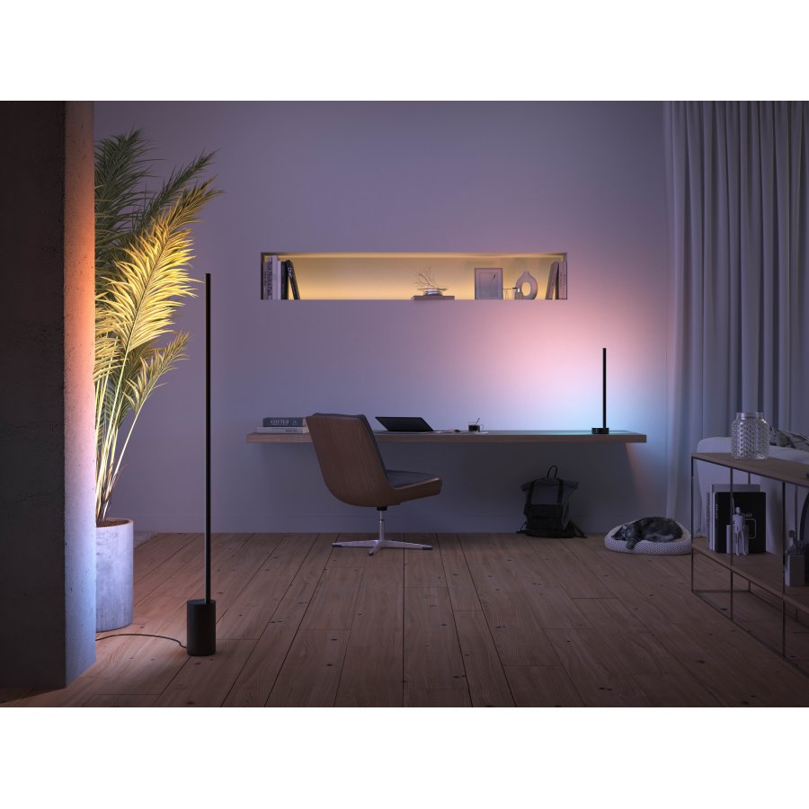 Philips Hue Signe Gradient Stehlampe H145,8 cm, Schwarz