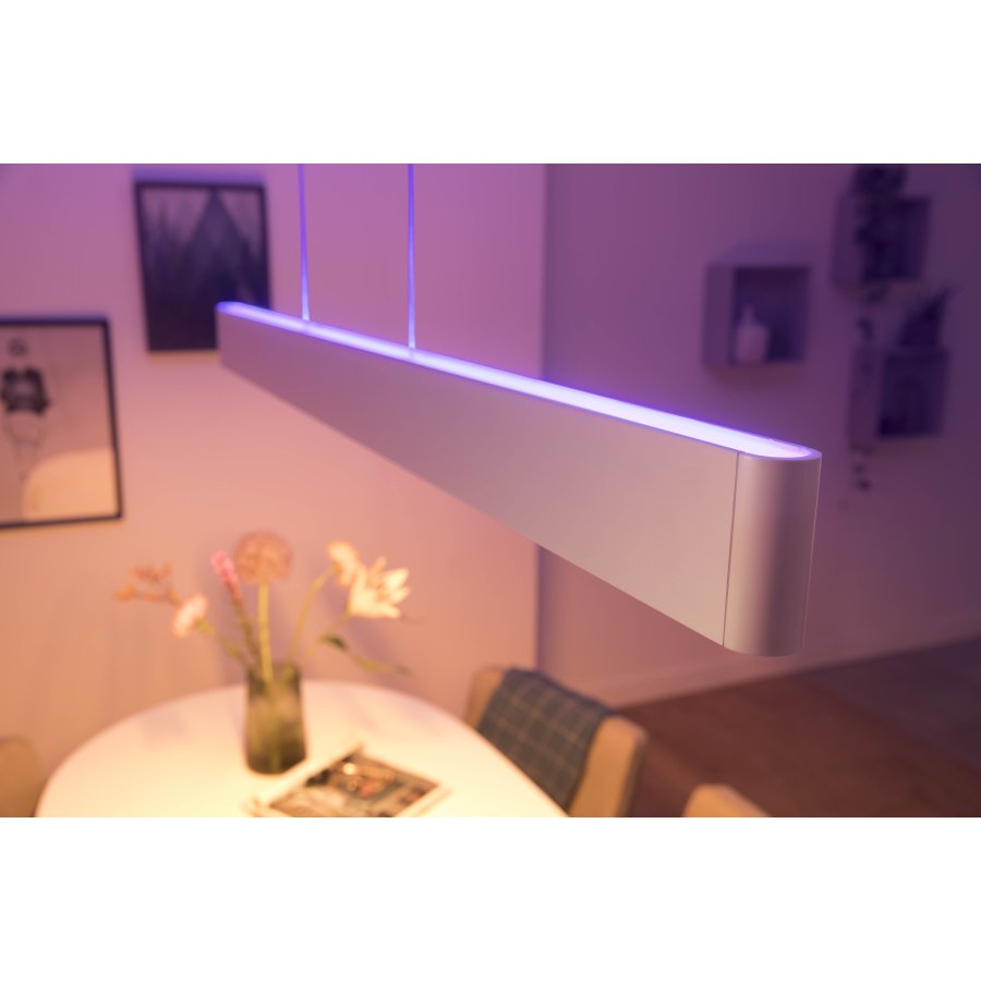 Philips Hue Ensis Pendelleuchte, 129,8 cm, Wei