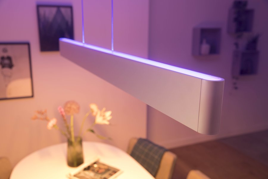 Philips Hue Ensis Pendelleuchte, 129,8 cm, Wei