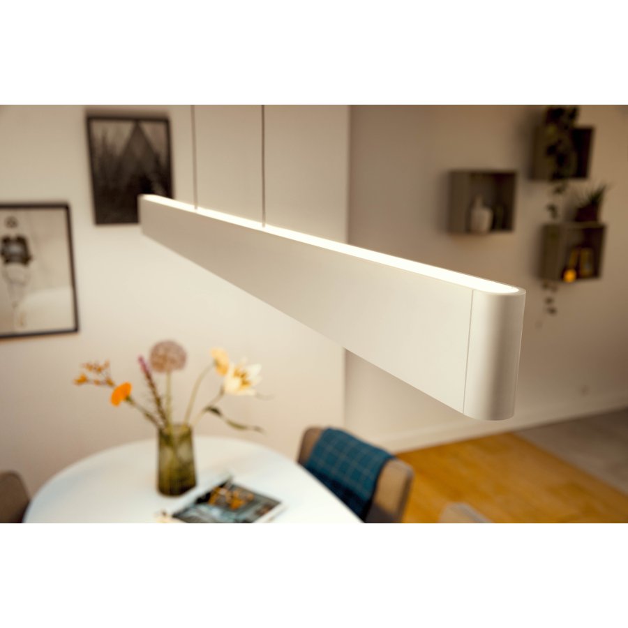 Philips Hue Ensis Pendelleuchte, 129,8 cm, Wei