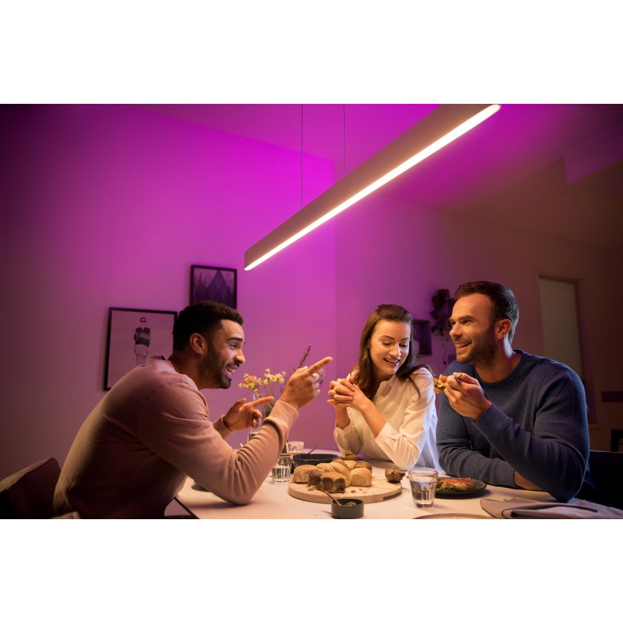 Philips Hue Ensis Pendelleuchte, 129,8 cm, Wei