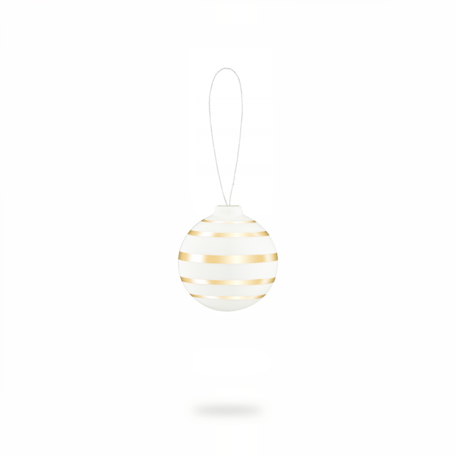 Kähler Omaggio Julekugle 5 cm, Guld