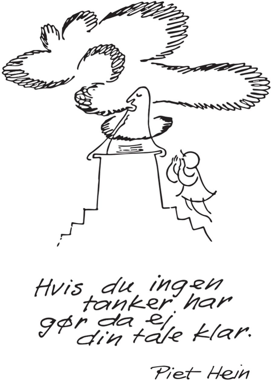 Piet Hein Vandglas m. Gruk Hvis du ingen/Husk de tre 2 stk. 25 cl