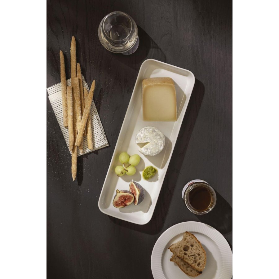 Eva Trio Legio Nova Servierplatte 37x13 cm, Wei