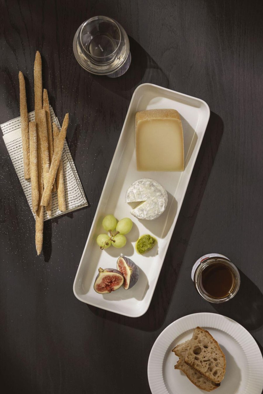 Eva Trio Legio Nova Servierplatte 37x13 cm, Wei