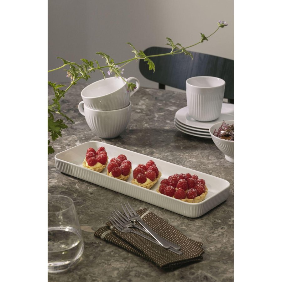 Eva Trio Legio Nova Servierplatte 37x13 cm, Wei