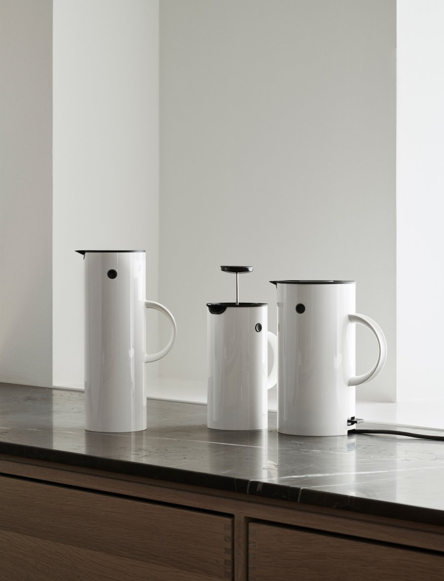 Stelton EM77 Thermokanne 1 L, Wei