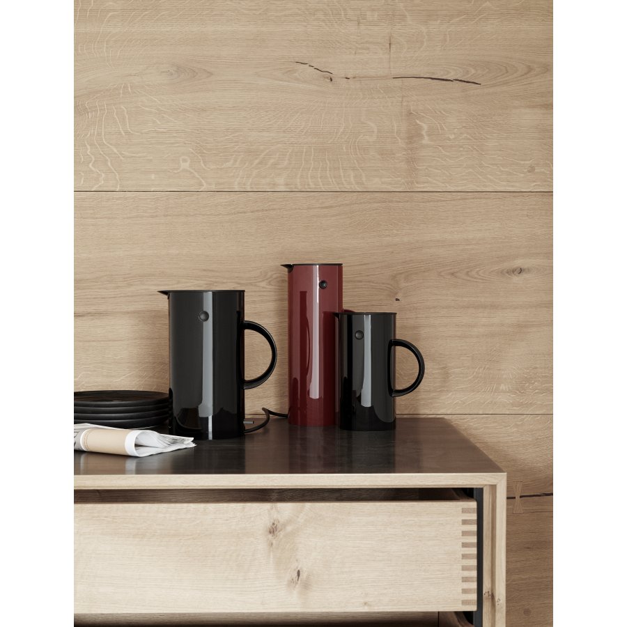 Stelton EM77 Elektrischer Wasserkocher 1,5 L, Schwarz