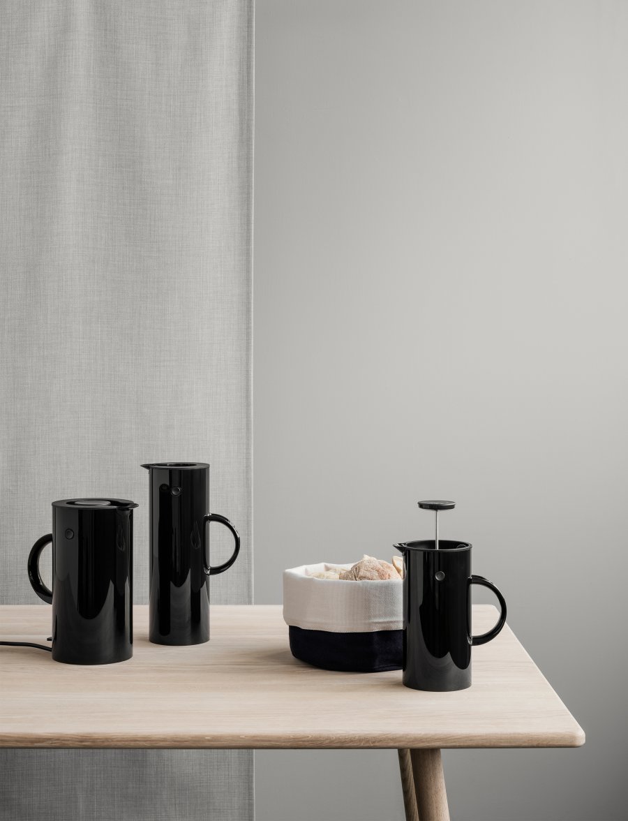 Stelton EM Pressfilterkanne1 L, Schwarz