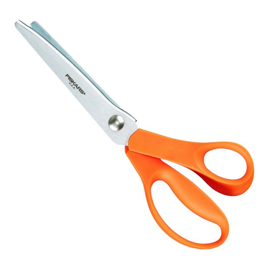 Fiskars Classic Zigzag-saks 23 cm, Orange