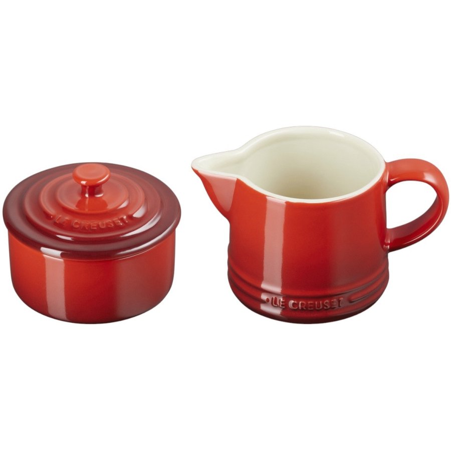 Le Creuset Signature Sukker- og Fldest, Cerise