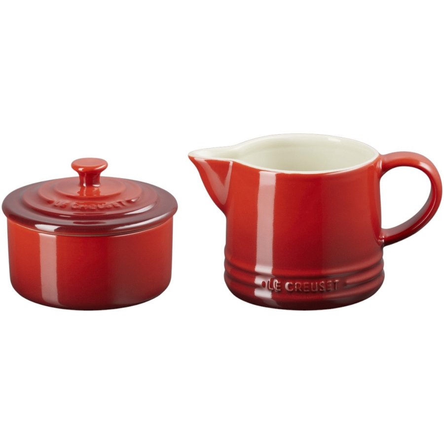 Le Creuset Signature Sukker- og Fldest, Cerise