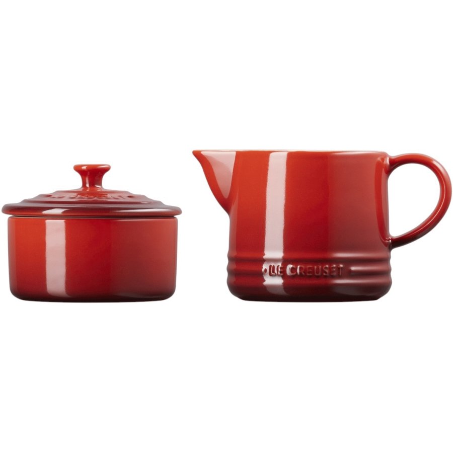 Le Creuset Signature Sukker- og Fldest, Cerise