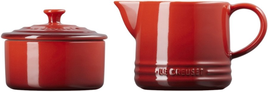 Le Creuset Signature Sukker- og Fldest, Cerise