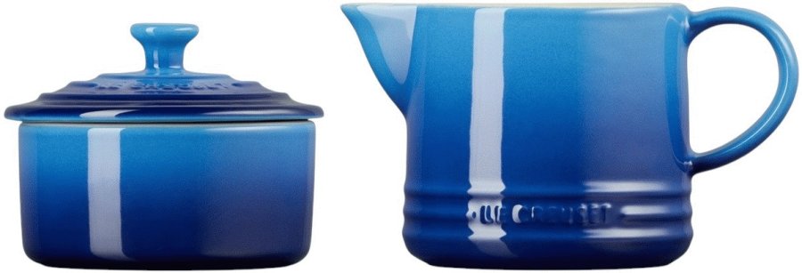 Le Creuset Signature Sukker- og Fldest, Azure