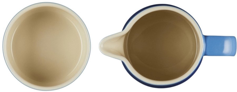 Le Creuset Signature Sukker- og Fldest, Azure