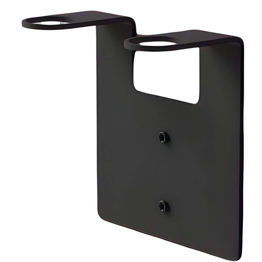 NICHBA Seifenhalter f&uuml;r 2 Flaschen, Schwarz