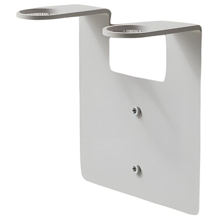 NICHBA Seifenhalter f&uuml;r 2 Flaschen, Wei&szlig;