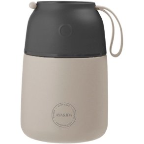 AYA&IDA Food'ie Maaltijdcontainer 500 ml, Cream Beige