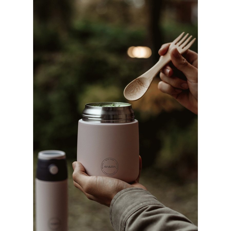 AYA&IDA Food'ie Lebensmittelbehlter 500 ml, Soft Rose