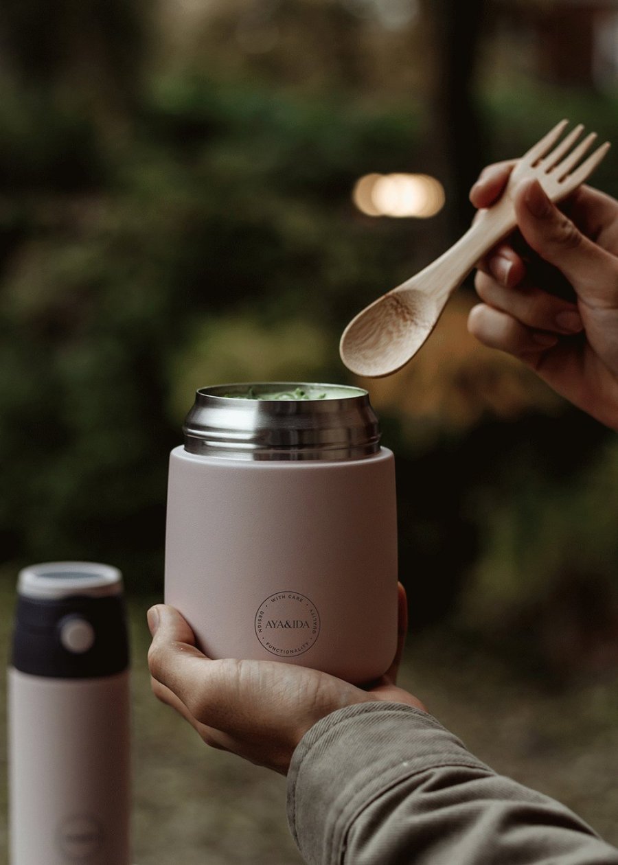 AYA&IDA Food'ie Lebensmittelbehlter 500 ml, Soft Rose