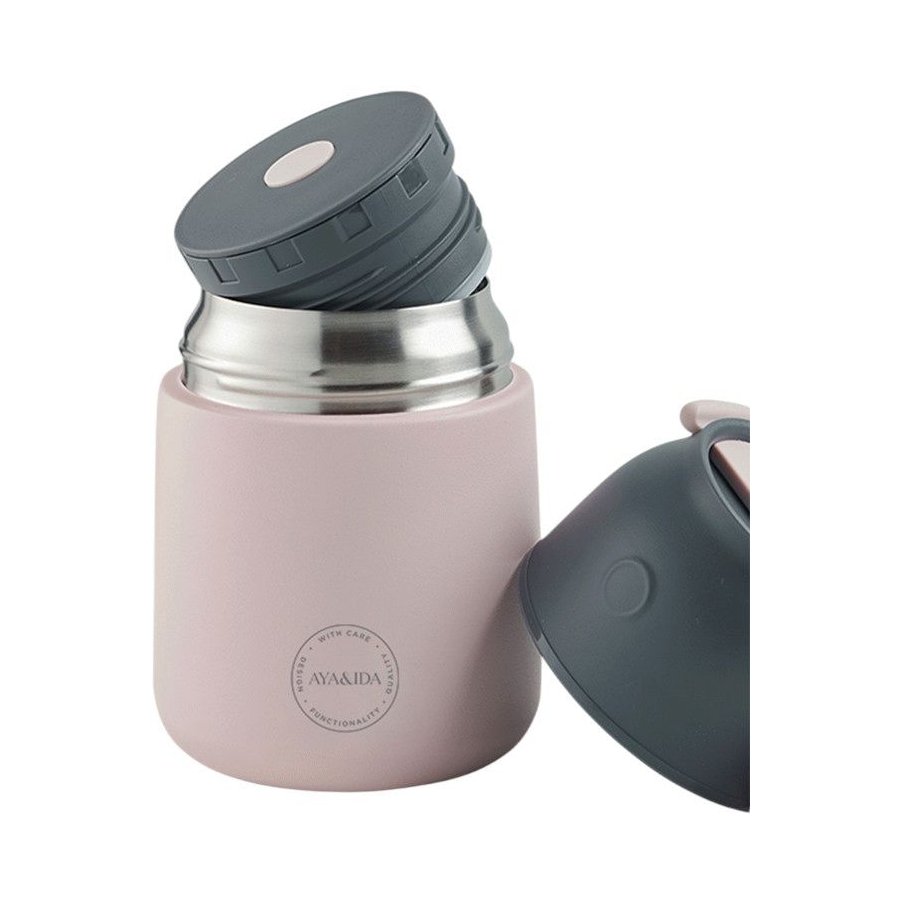 AYA&IDA Food'ie Lebensmittelbehlter 500 ml, Soft Rose
