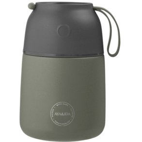 AYA&IDA Food'ie Maaltijdcontainer 500 ml, Tropical Green