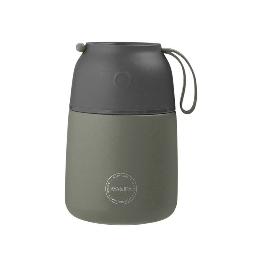 AYA&IDA Food'ie Maaltijdcontainer 500 ml, Tropical Green