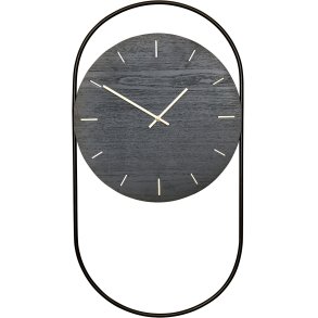 Andersen Furniture A-Wanduhr 41 cm, Schwarz