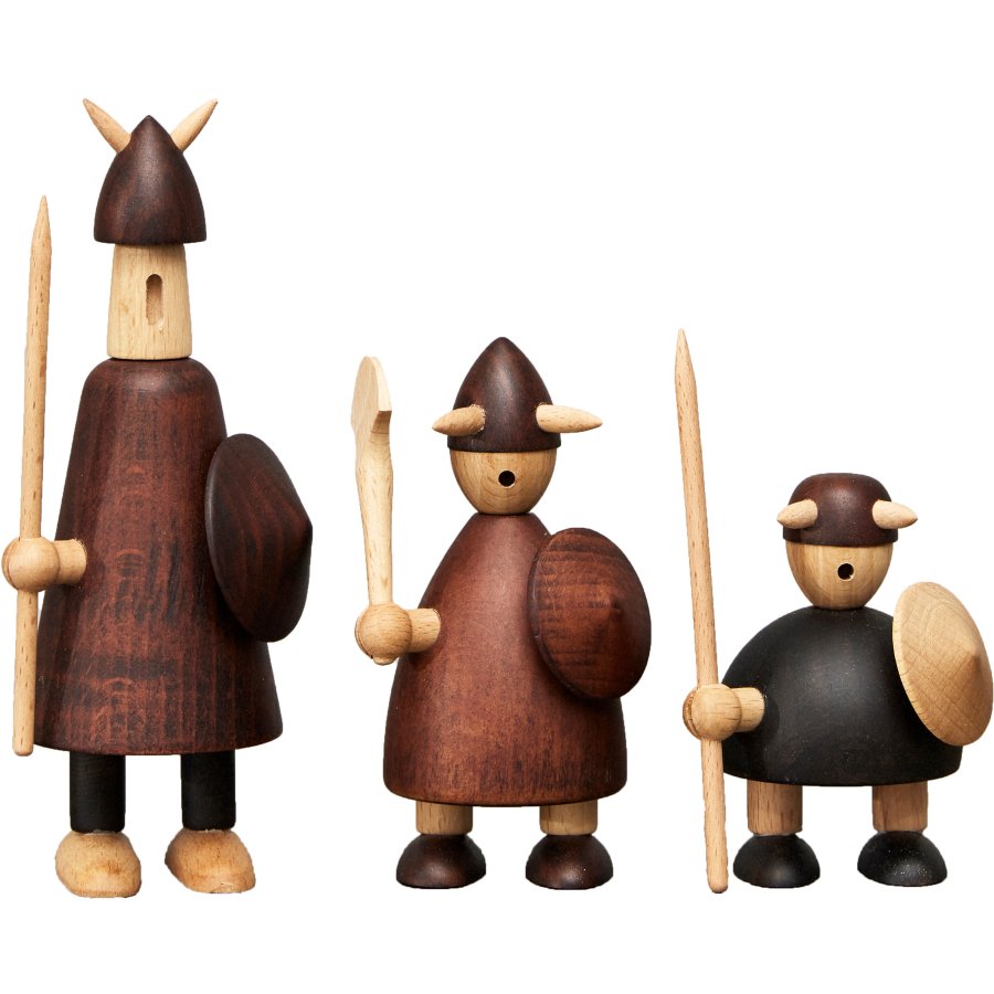 Andersen Furniture The vikings of Denmark 3er Set, Buche gebeizt