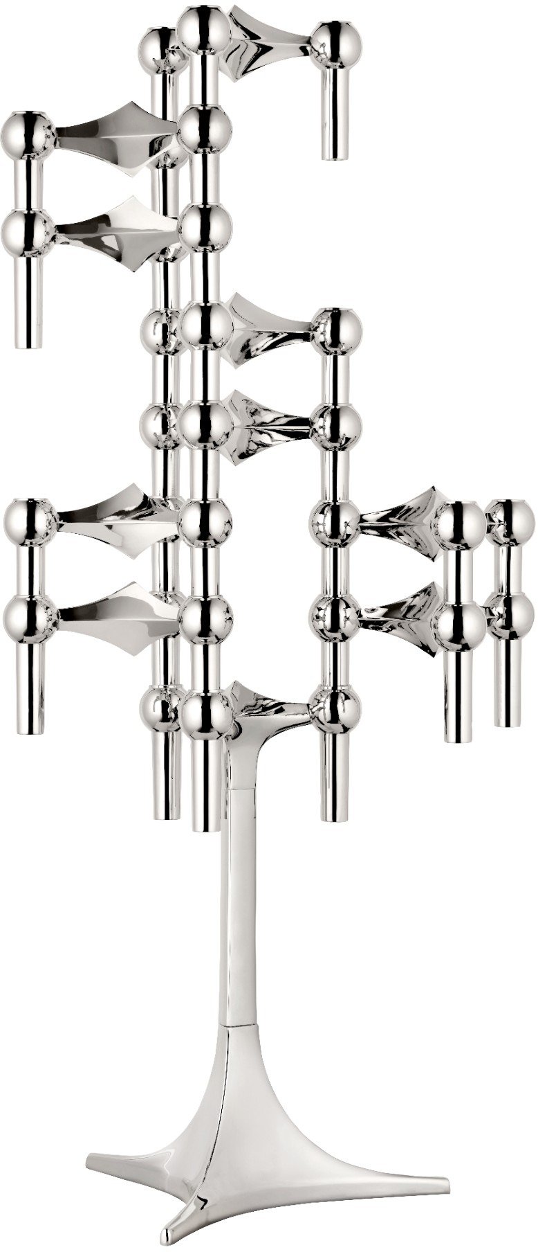STOFF Nagel Kerzenhalter, Chrom