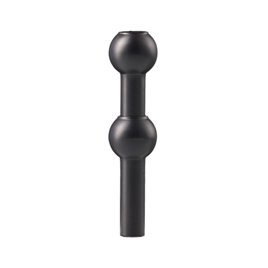 STOFF Nagel Vase H10 cm, Schwarz
