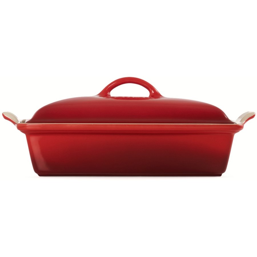 Le Creuset Heritage Fad m. Lg 33 cm/3,8 L, Cerise