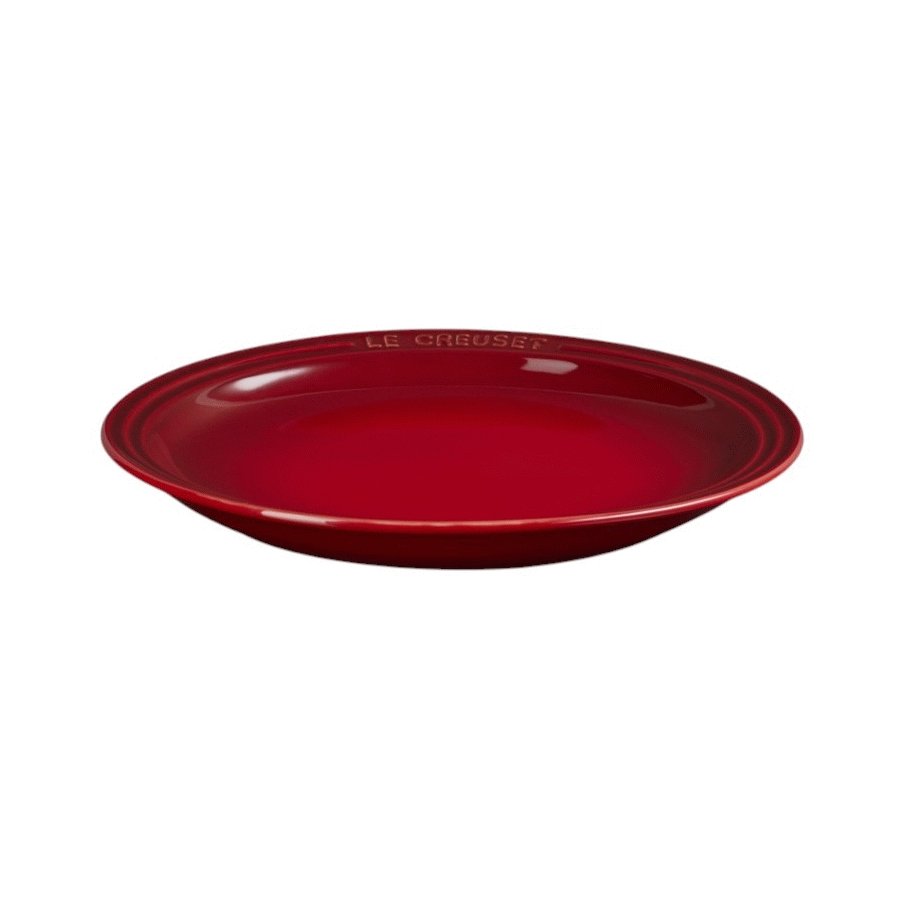 Le Creuset Tallerken m. Logo 18 cm, Cerise