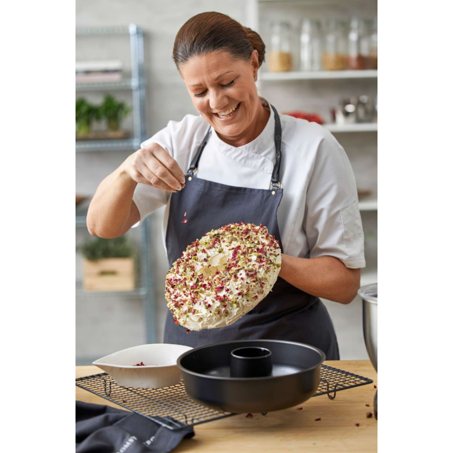 Blomsterbergs Randform 25 cm, Sort