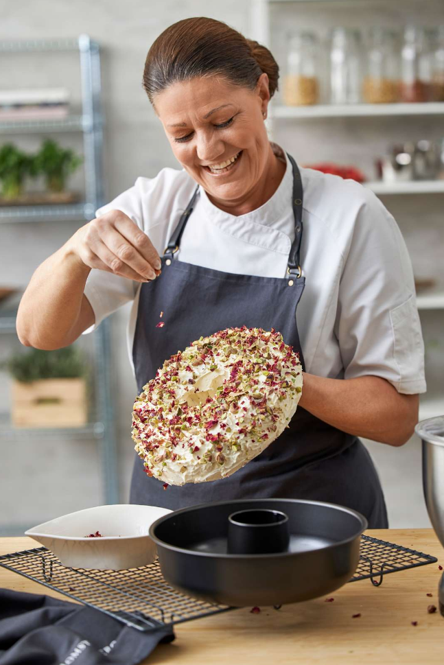 Blomsterbergs Randform 25 cm, Sort