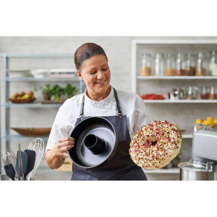 Blomsterbergs Randform 25 cm, Sort