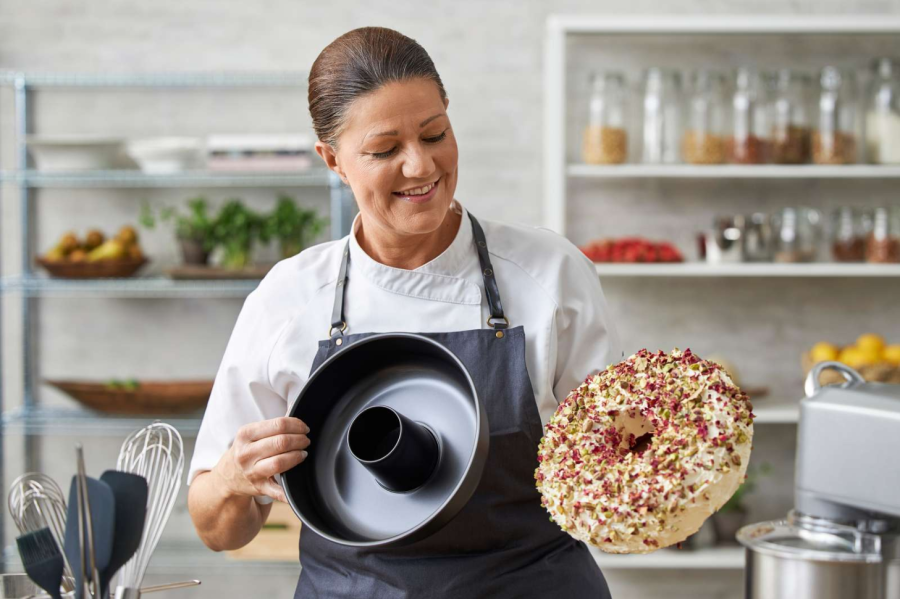 Blomsterbergs Randform 25 cm, Sort