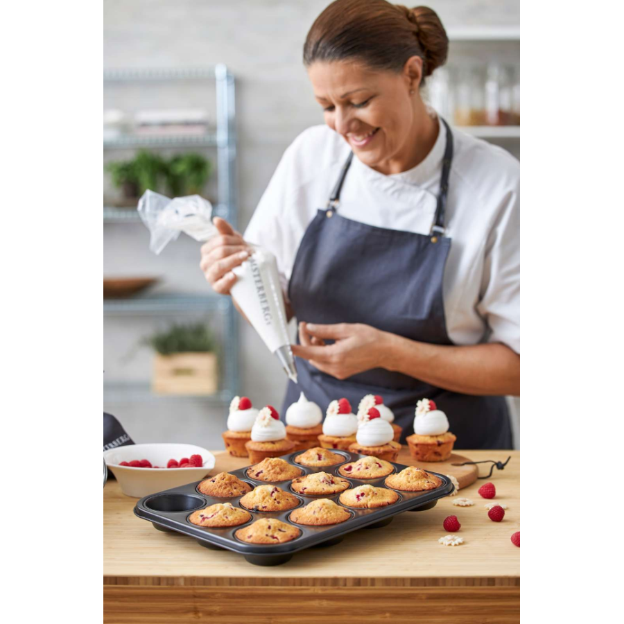 Blomsterbergs Muffinform 12 Huller, St�l