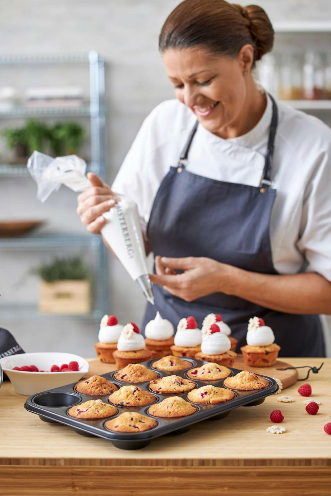 Blomsterbergs Muffinform 12 Huller, St�l