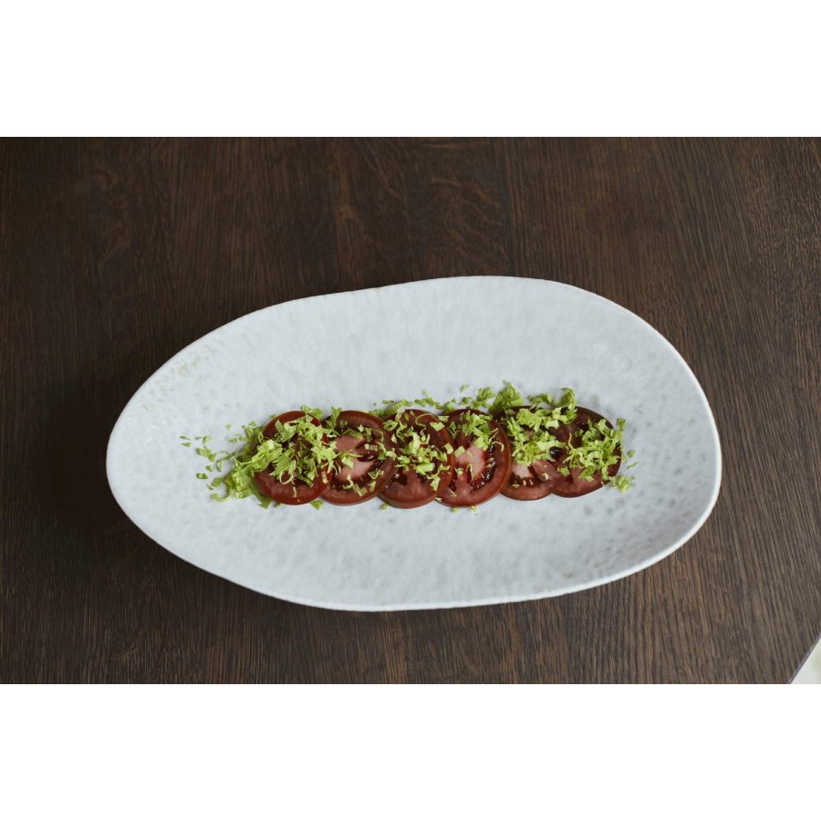 Muubs Tega Servierplatte 18,5x33 cm, Creme