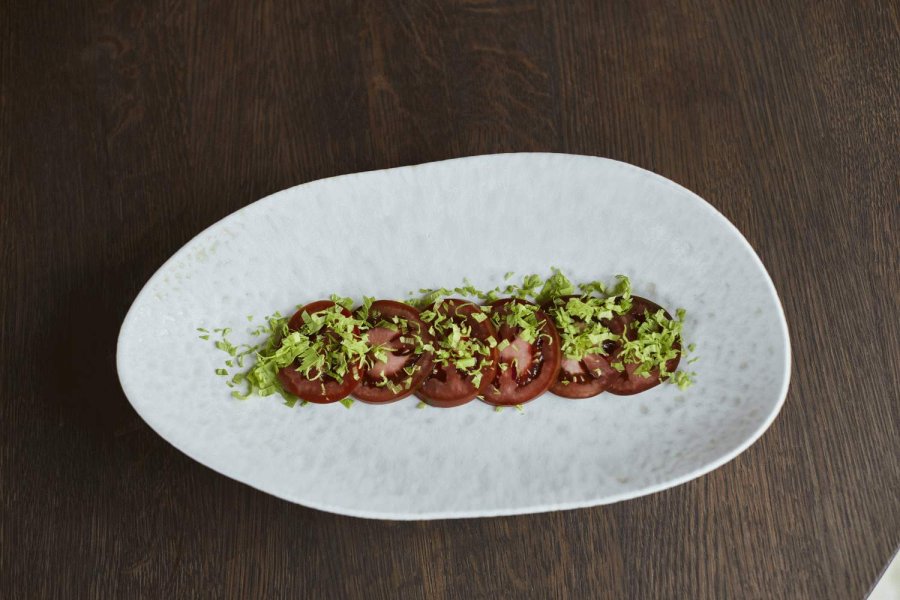 Muubs Tega Servierplatte 18,5x33 cm, Creme