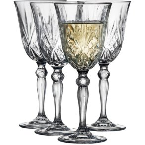 Lyngby Glas Melodia Hvidvinsglas 4 stk. 21 cl