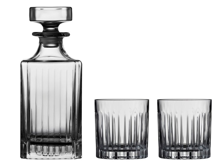 Lyngby Whiskyst Krystal Mayfair 3 dele klar