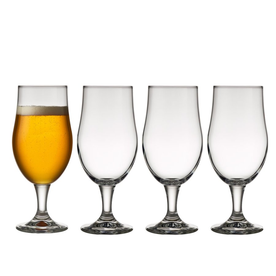 Lyngby Glas Juvel Bierglas 4er Set 49 cl