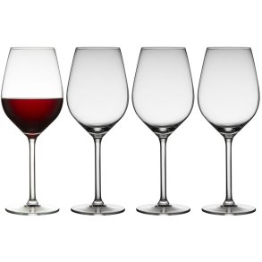 Lyngby Glas Juvel Rødvinsglas 4 stk. 50 cl