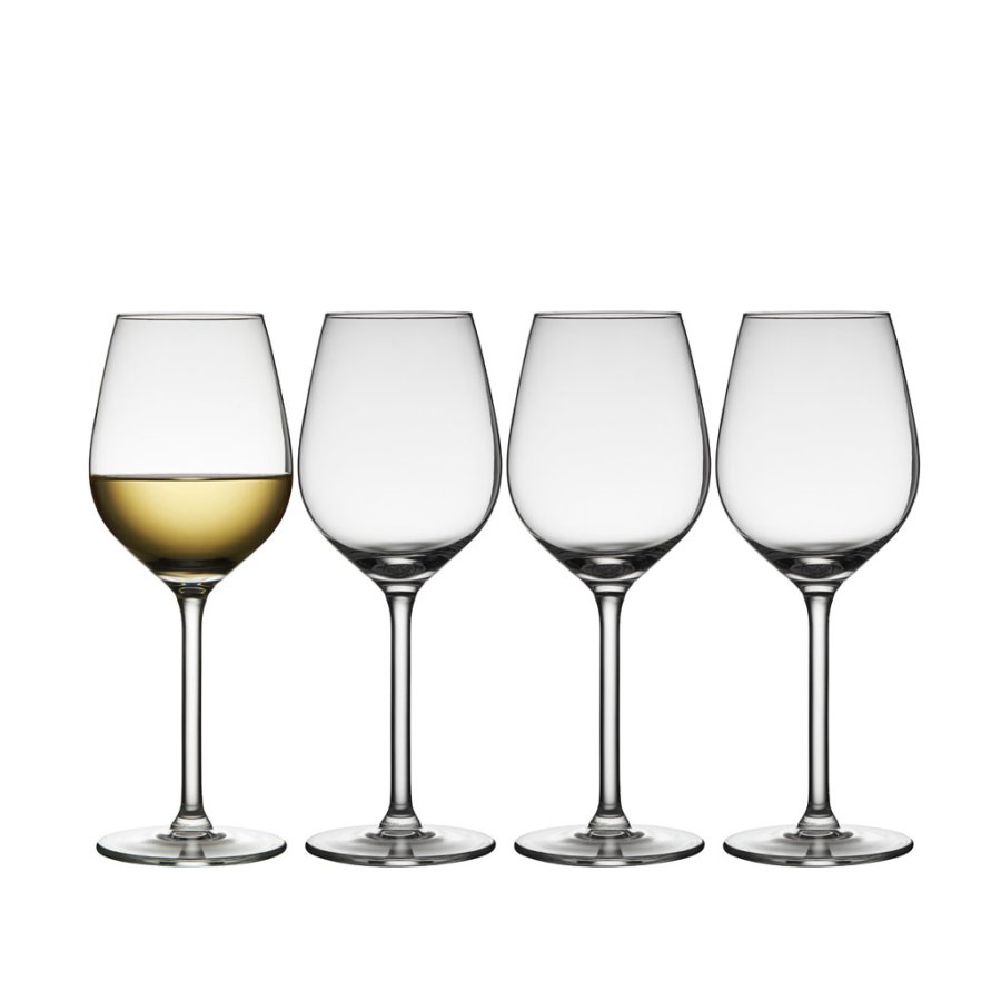 Lyngby Glas Juvel Weiweinglas 4er Set 38 cl