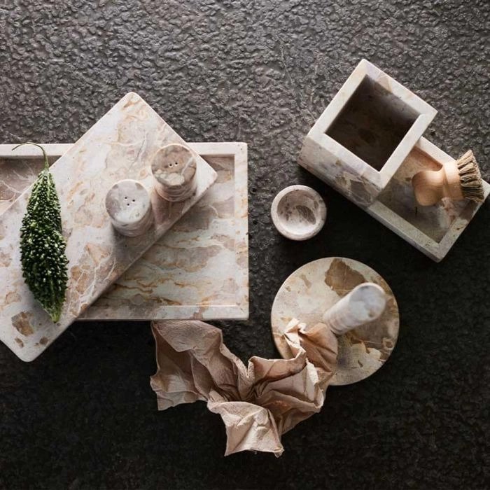 Muubs Vita Halter f. Geschirrsplbrste 11 cm, Seashell Natur