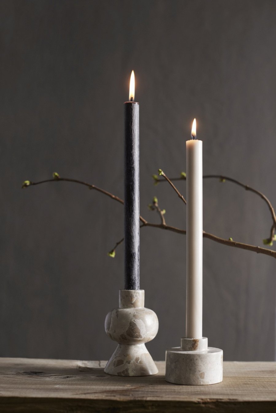 Muubs Vita Kerzenhalter H12 cm, Seashell