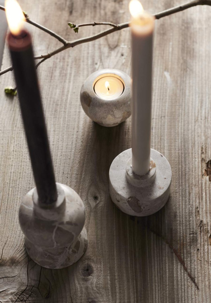 Muubs Vita Kerzenhalter H12 cm, Seashell